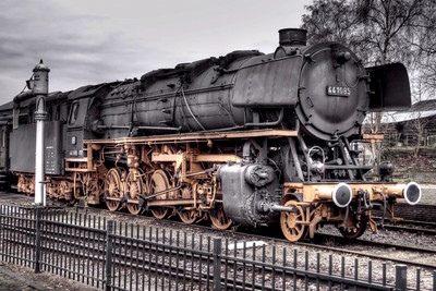 

Oshi - Vintage Train Paper Print(12 inch X 18 inch, Rolled)