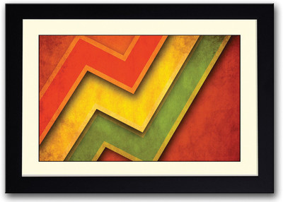 

Abstract Colored Design Fine Art Print(14 inch X 20 inch, Framed)