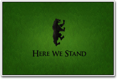 

Here We Stand Paper Print(12 inch X 18 inch)