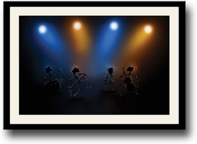 

Dancing Ants Fine Art Print(10 inch X 14 inch, Framed)