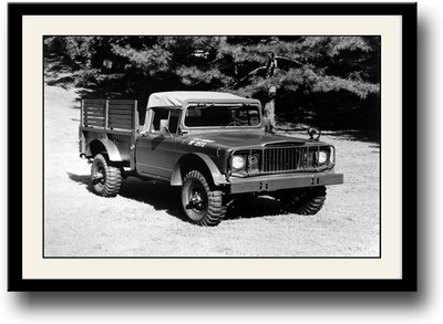 

Vintage Army Jeep Fine Art Print(10 inch X 14 inch, Framed)