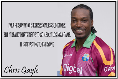 

Posterhouzz Chris Gayle Poster Paper Print(12 inch X 18 inch, Rolled)