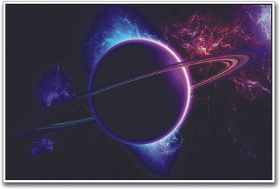 

Blue and Purple Planet Paper Print(12 inch X 18 inch)