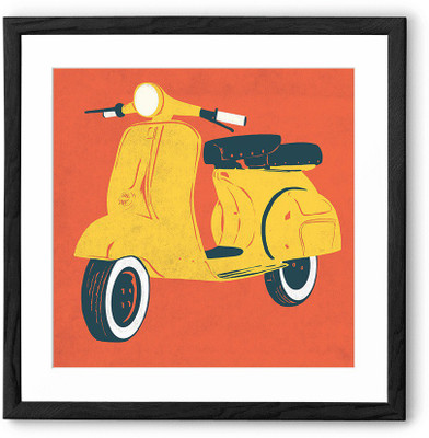 

Scooter Fine Art Print(24 inch X 24 inch, Framed)