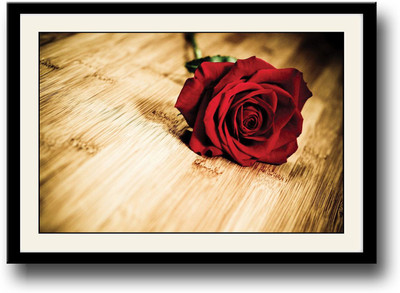 

Beautiful red rose Fine Art Print(10 inch X 14 inch, Framed)