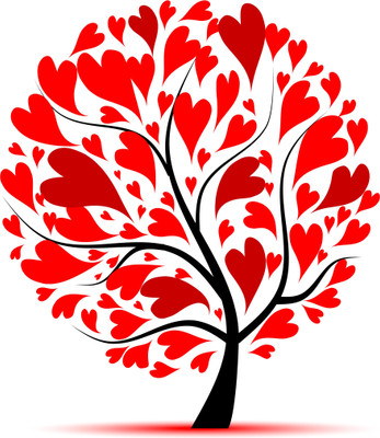 

Tree of Heart - Medium Size Ready To Frame Rolled Digital Art Print On Photographic Paper(18 inch X 18 inch, Rolled)