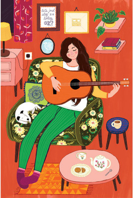Coffee And Chords 20x30inch Fine Art Print(30 inch X 20 inch, Rolled)