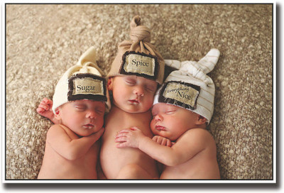 

Three cute babies sugar n spice Fine Art Print(12 inch X 18 inch, Rolled)