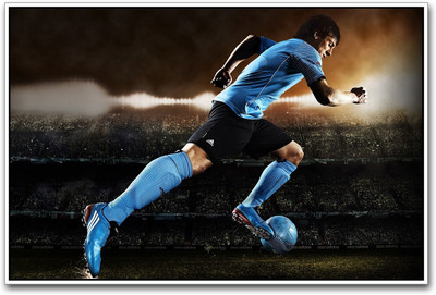 

Lionel Messi Football Photographic Paper(12 inch X 18 inch)