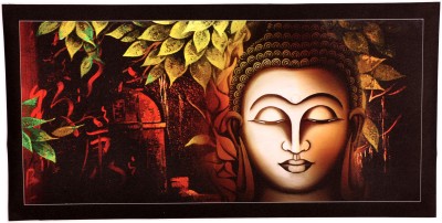 Buddha Fine Print Unframed Sparkle Wall Sticker Poster (Vinyl 20 X 40 Inches) Fine Art Print(20 inch X 40 inch, Rolled)