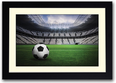 

Football In A Stadium Fine Art Print(14 inch X 20 inch, Framed)