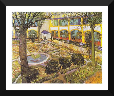 

Tallenge Old Masters Collection - The Asylum Garden At Arles By Vincent Van Gogh - Premium Quality A3 Size Framed Poster Paper Print(17 inch X 12 inch, Framed)