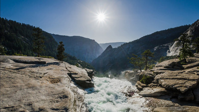 

Nevada Fall Nature Poster Paper Print(12 inch X 18 inch, Rolled)