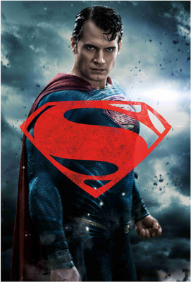 

Batman vs Superman Dawn of Justice - Superman Paper Print(19 inch X 13 inch, Rolled)
