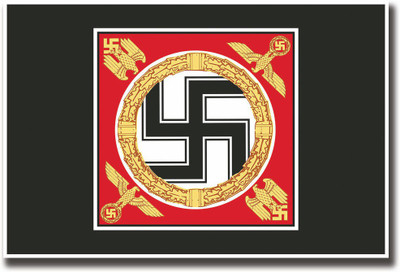 

Posterhouzz Nazi Symbol of Swastika Fine Art Print(12 inch X 18 inch, Rolled)