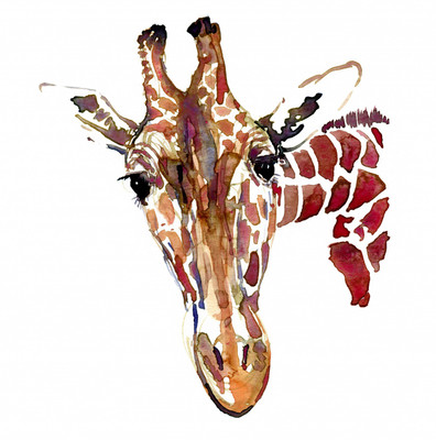 

Art For Kids - Giraffe Looking - Medium Size Rolled Digital Art Print On Photographic Paper(18 inch X 18 inch, Rolled)