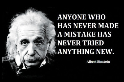 

EINSTIEN NEW QUOTE 12X18 INCHES Fine Art Print(12 inch X 18 inch)