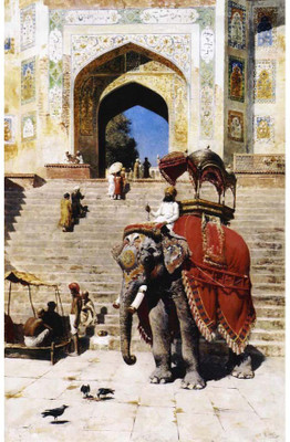 

Tallenge Modern Masters Collection - Royal Elephant by Edwin Lord Weeks - A3 Size Premium Quality Rolled Poster Paper Print(16.5 inch X 11.7 inch, Rolled)