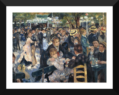 

Tallenge Old Masters Collection - Ball at the Moulin De La Galette By Pierre-Auguste Renoir - Premium Quality A3 Size Framed Poster Paper Print(17 inch X 12 inch, Framed)