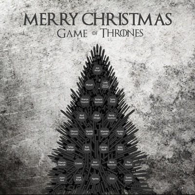 

Game of Thrones Christmas - Medium Size Ready To Frame Rolled Digital Art Print On Photographic Paper(18 inch X 18 inch, Rolled)