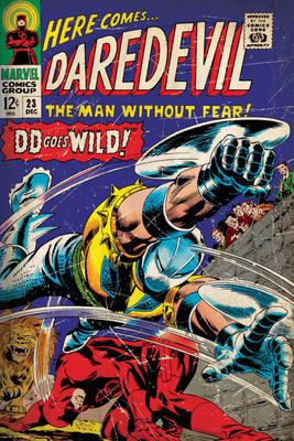 

Daredevil goes wild poster (Officially Licensed) Paper Print(36 inch X 24 inch, Rolled)