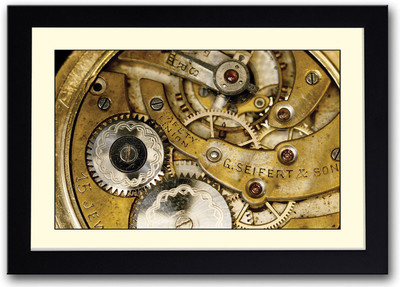 

Watch Mechanism Fine Art Print(14 inch X 20 inch, Framed)