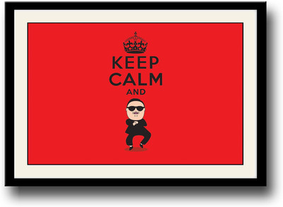 

Keep Calm and Gangnam style Fine Art Print(10 inch X 14 inch, Framed)