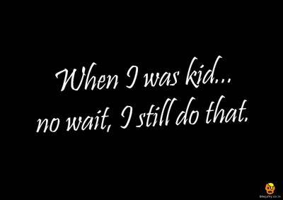 

Bheja Fry Poster When I Was A Kid (29.7 X 42 Cm) Paper Print(11.69 inch X 16.53 inch, Rolled)