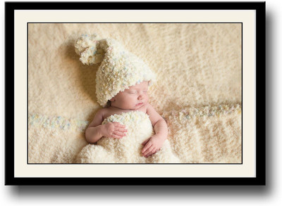 

Baby in a cute dress Fine Art Print(10 inch X 14 inch, Framed)