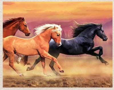 77% OFF on Painting Without Frame Canvas Art(18 inch X 22 inch)