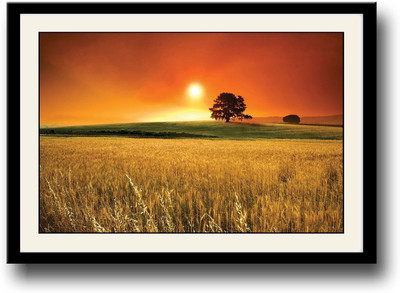 

Beautiful farm Fine Art Print(10 inch X 14 inch, Framed)