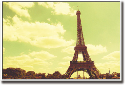 

Amazing Eiffel tower in Paris photography Fine Art Print(12 inch X 18 inch, Rolled)