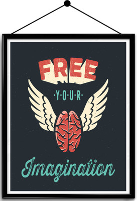 

Motivational quote framed posters Paper Print(16.5 inch X 13.7 inch, Framed)