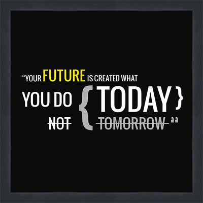 

Motivational Poster Paper Print(13 inch X 13 inch, Framed)