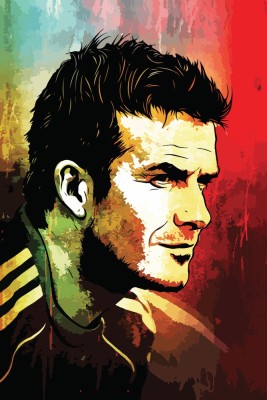 

David Beckham Poster Paper Print(18 inch X 12 inch, Rolled)