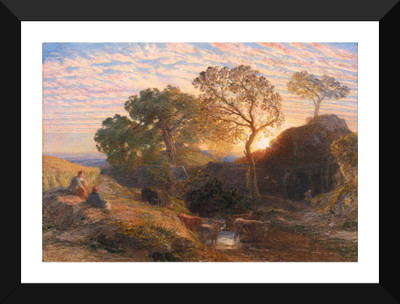 

Tallenge Modern Masters Collection - Sunset at Eragny by Camille Pissarro - Premium Quality A3 Size Framed Poster Paper Print(17 inch X 12 inch, Framed)