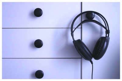 

Music Headphones Wall Poster Fine Art Print(12 inch X 18 inch, Rolled)