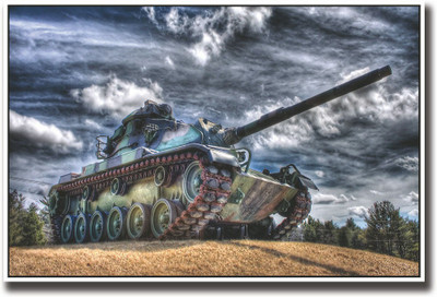 

Army tank Fine Art Print(12 inch X 18 inch, Rolled)