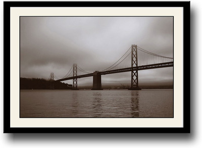 

Bay Bridge San Francisco Fine Art Print(10 inch X 14 inch, Framed)