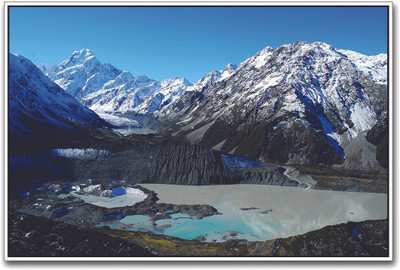 

Mount Cook New Zealand Paper Print(12 inch X 18 inch)
