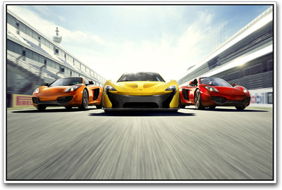 

Mclaren cars Paper Print(12 inch X 18 inch)