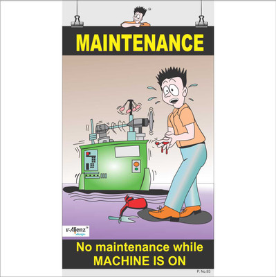 

Safety Poster-Safety First Paper Print(26 inch X 14.22 inch, Rolled)