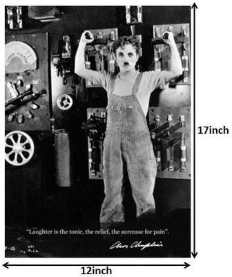 50% OFF on Charlie Chaplin Per0211217P Poster(17 inch X 12 inch, Rolled)