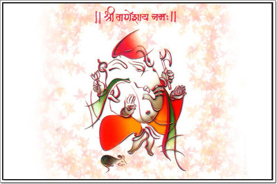 

Posterhouzz Ganesha Poster Poster Fine Art Print(12 inch X 18 inch, Rolled)