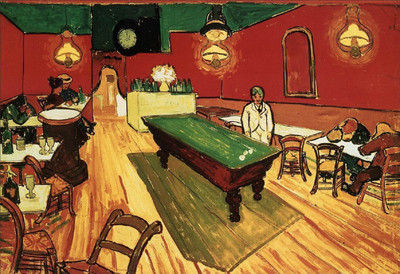 

Van Gogh The Night Café in the Place Poster (Non Tearable Synthetic Material) 13x19 inch Fine Art Print(13 inch X 19 inch)