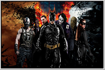 

Posterhouzz Batman Poster Fine Art Print(12 inch X 18 inch, Rolled)