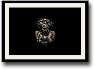 

Abstract girl art Fine Art Print(10 inch X 14 inch, Framed)