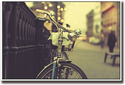 

Bicycle vintage photography Fine Art Print(12 inch X 18 inch, Rolled)