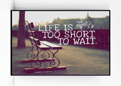 

Motivational Quotes 010 Paper Print(18 inch X 12 inch, Framed)