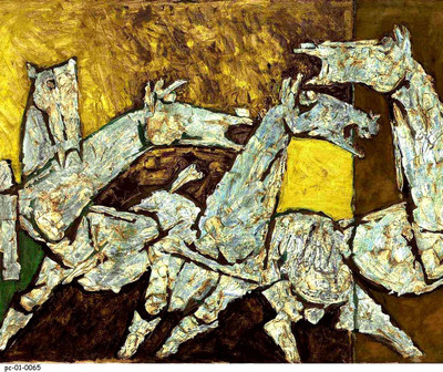 

Posterhouzz Poster - Abstract Horse 01 Fine Art Print(18 inch X 12 inch, Rolled)